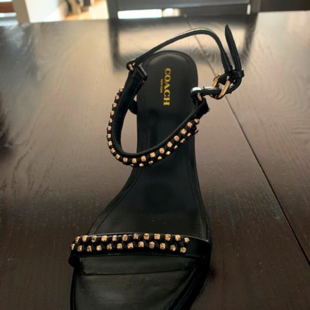 Coach heeled sandals